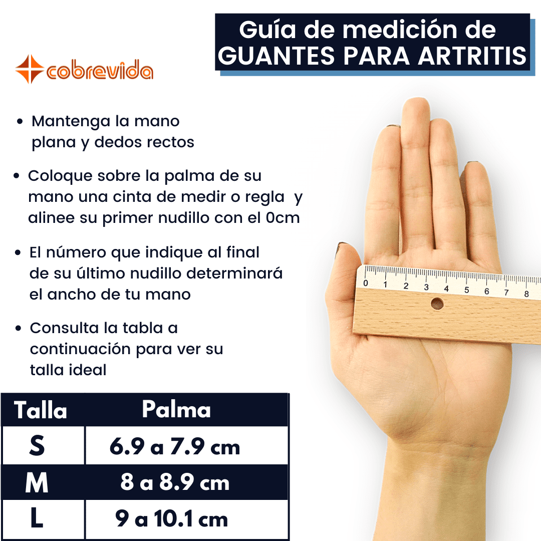Guantes de Compresión Suave para Artritis Cobrevida®